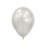 Latexovy balon Silk Oyster biela 30 cm