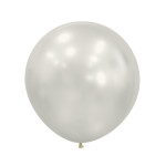 Latexovy balon Silk Oyster jemná krémovo-biela s hodvábnym leskom 60 cm