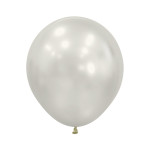 Latexovy balon Silk Oyster jemná krémovo-biela s hodvábnym leskom 45 cm