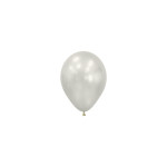 Latexovy balon Silk Oyster jemná krémovo-biela s hodvábnym leskom 12 cm