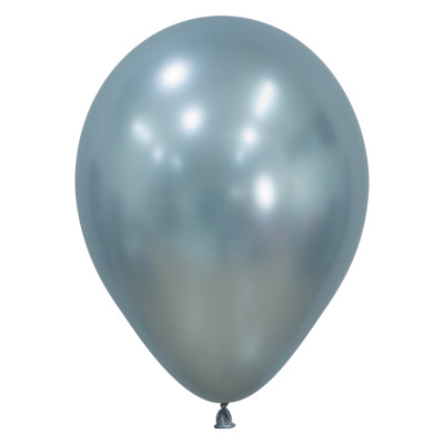 Latexový balón Silk Arctic Blue 30 cm