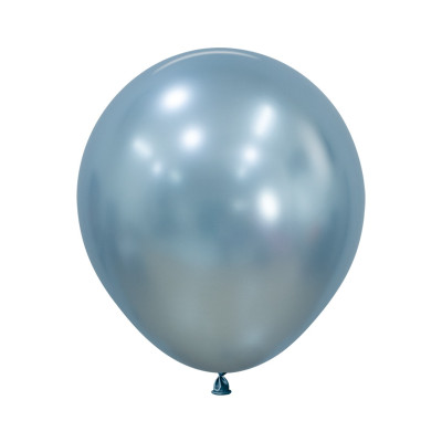 Latexový balón Silk Arctic Blue 45 cm