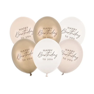 Latexové balóny Happy Birthday to you