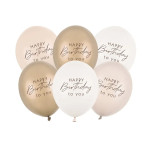 Latexové balóny Happy Birthday to you