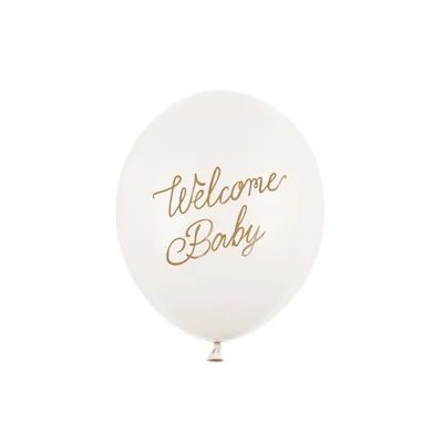 copy of Latexový balón off-white s čiernymi mašličkami 30 cm