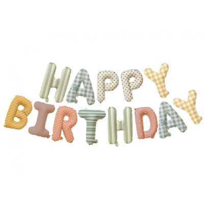 copy of Fóliové balóny Happy Birthday mix farieb