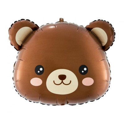 Fóliový Juniorshape balón Macko - hlava