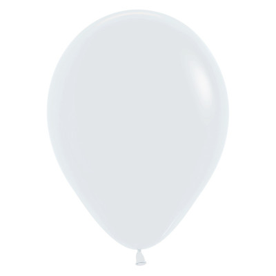 Latexový balón pastelový Fashion White 30 cm