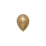 Latexový balón Reflex gold 12 cm