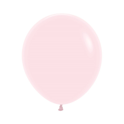 Latexový balón pastelový Matte Pink 45 cm