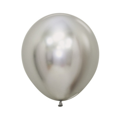 Latexový balón pastelový Reflex Silver 45 cm