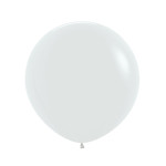 Latexový balón pastelový Fashion White 60 cm