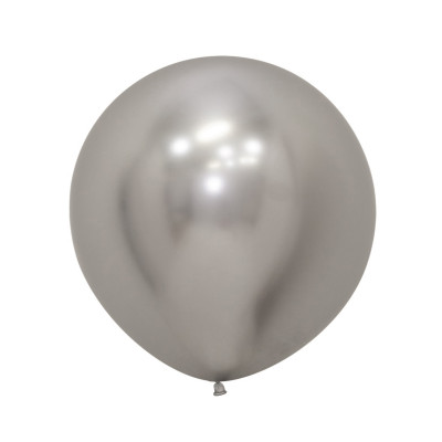 Latexový balón pastelový Reflex Silver 60 cm