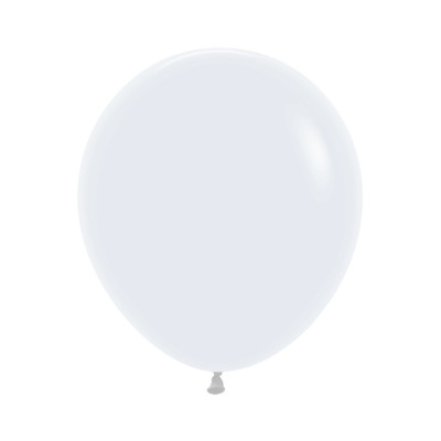 Latexový balón pastelový Fashion White 45 cm