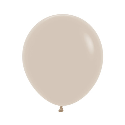 Latexový balón pastelový Fashion White Sand 45 cm