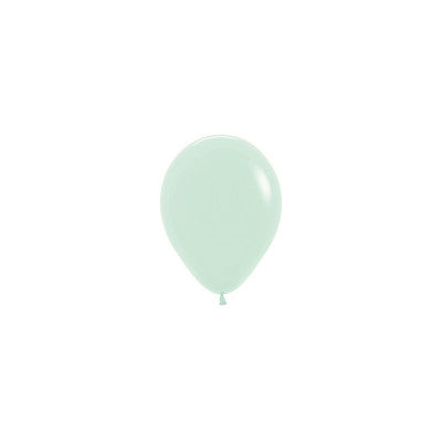 Latexový balón pastelový Matte Green 12 cm