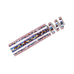 Serpentíny holografické – svetloružové