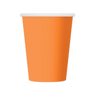 Poháre oranžové 250 ml
