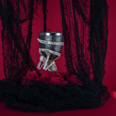 copy of Spooky Cloth – strašidelná dekoratívna látka biela 55 × 350 cm