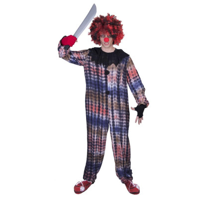 Strašidelný klaunský kostým Creepy clown Leo veľkosť one size