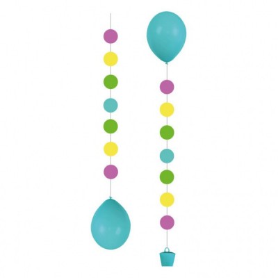 Balónový chvost farebné bodky