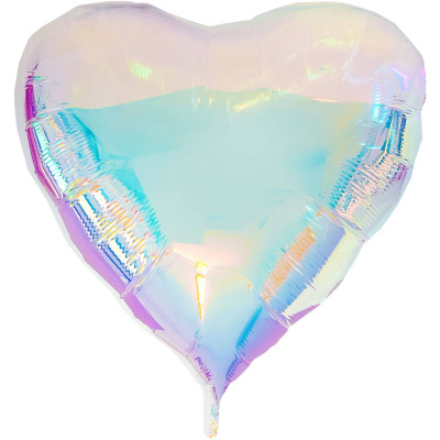 Fóliový Mega balón srdce dúhové 103 × 107 cm
