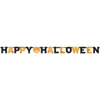 Baner písmenkový Happy Halloween