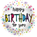 Fóliový balón Happy Birthday To You