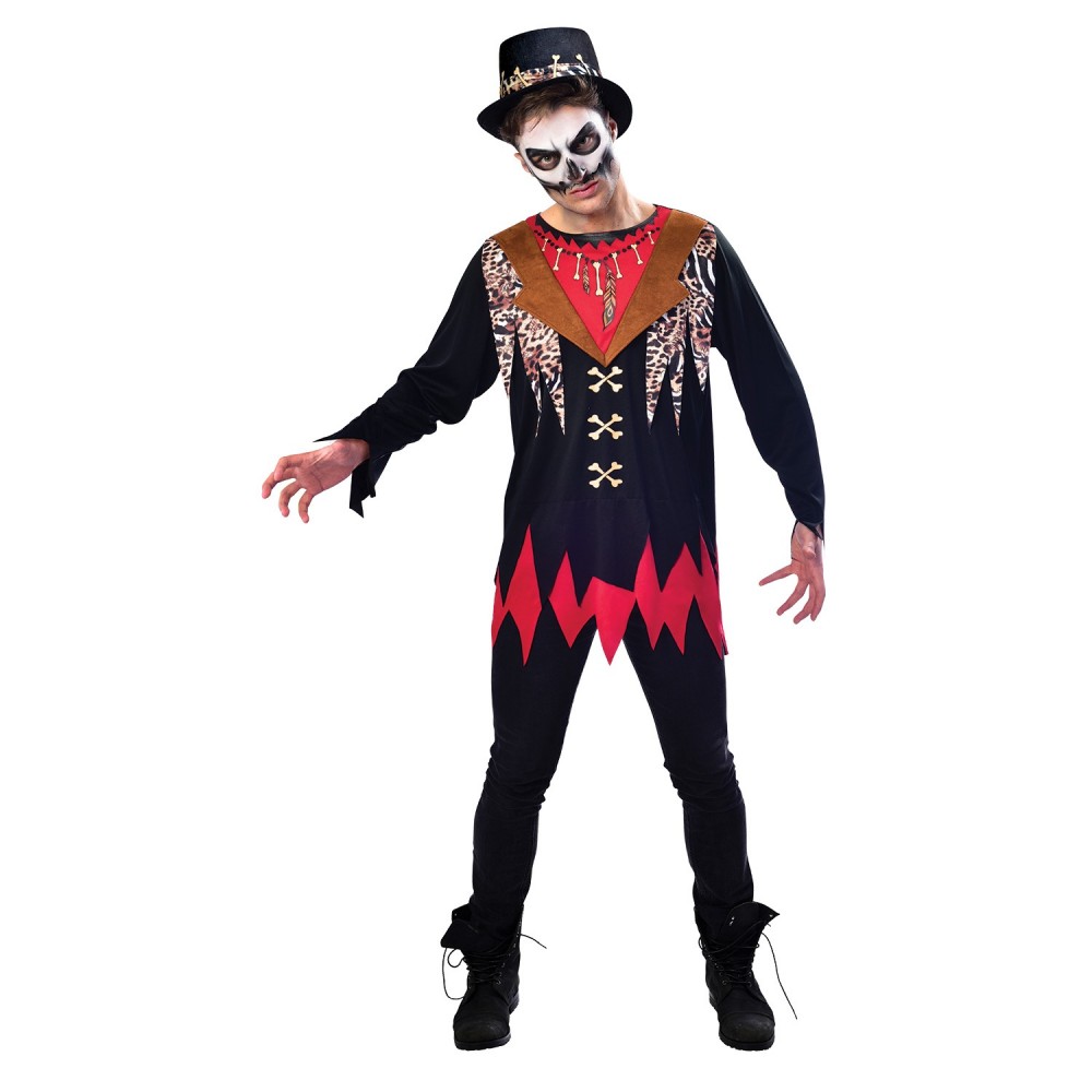 Pánsky Halloween kostým Šaman veľkosť M Pánsky Halloween kostým Šaman veľkosť M