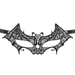 Škraboška čierna čipkovaná 1