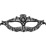 Škraboška čierna čipkovaná 4