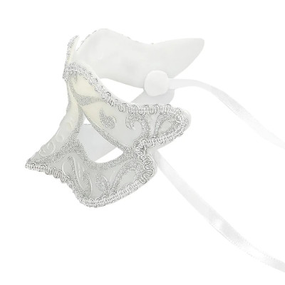 Maska Venice Felina Silver – strieborná škraboška na oči