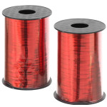 Stuha na balóny červená lesklá 225 m