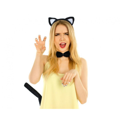 Set 3 ks Čierna mačka