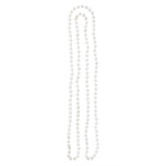 Gatsby perlový náhrdelník biely