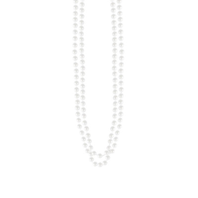 Gatsby perlový náhrdelník biely
