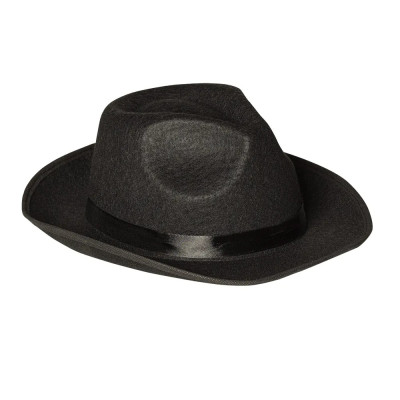 Mafiánsky klobúk čierny