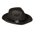 Mafiánsky klobúk čierny