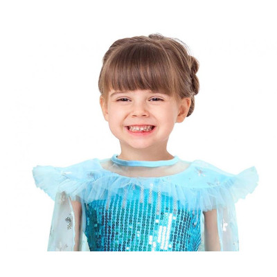 Dievčenský kostým Modrá princezná veľkosť 95/110 cm