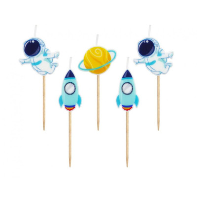 Sviečky Vesmír 5 ks