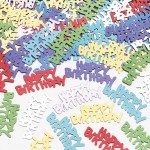 Konfety Happy Birthday mix farieb