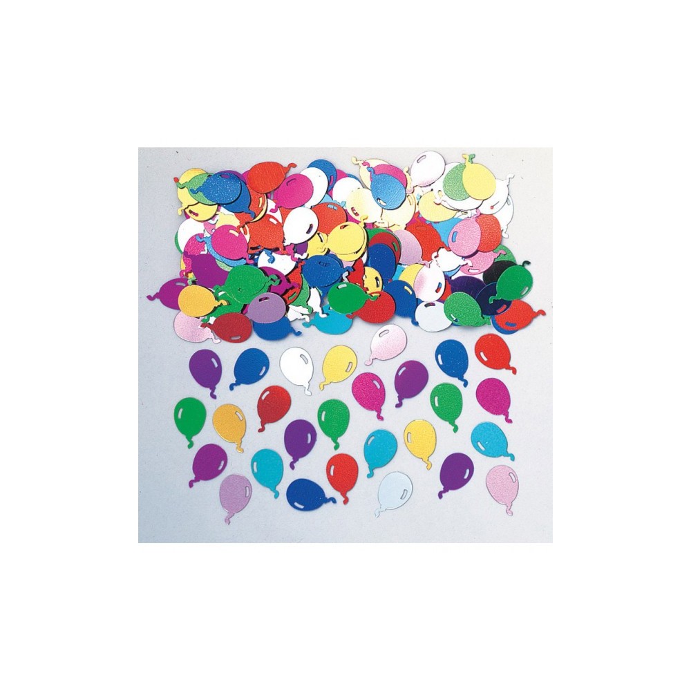 Konfety balóniky farebné