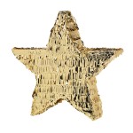 Piňata deluxe zlatá foliová hviezda