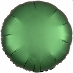 Fóliový balón Satin Luxe Smaragdový guľatý