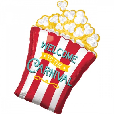 Fóliový balón popcorn, welcome party