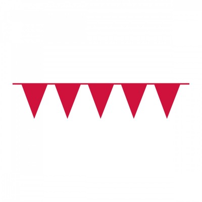 Vlajočkový banner červený