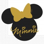 Servítky Minnie gold