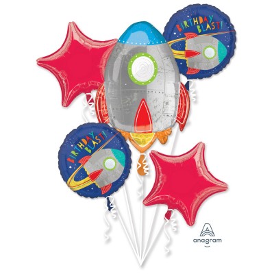 Buketa fóliových balónov vesmír B-Day party