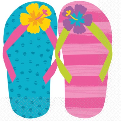 Servítky Flip flops