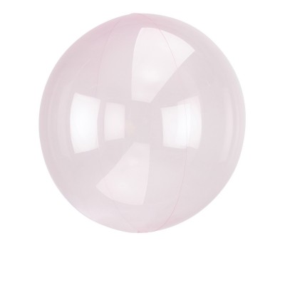 Transparentný balón ružový